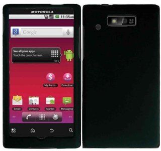 Black Hard Case Cover for Motorola Triumph WX435 Cell Phones & Accessories