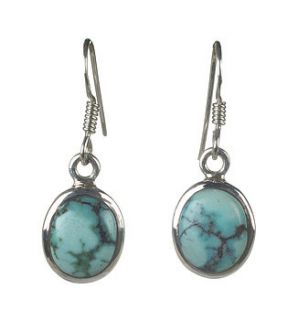 turquoise earrings by wonderland boutique