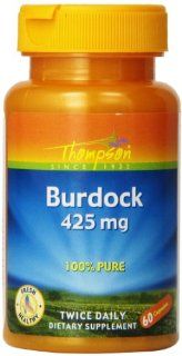 Thompson Burdock Root, 425 Mg, 60  Capsules,  (Pack of 3) Health & Personal Care