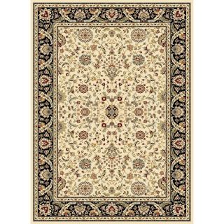 Concord Global Cyrus Rectangular Cream Floral Area Rug (Common 5 ft x 8 ft; Actual 5 ft 3 in x 7 ft 3 in)