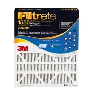 Filtrete Allergen Reduction Electrostatic Pleated Air Filter (Common 20 in x 25 in x 4 in; Actual 19.75 in x 24.4375 in x 4 in)