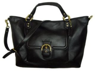 Coach Campbell F24683 Women's Tote Handbag Black Shoes