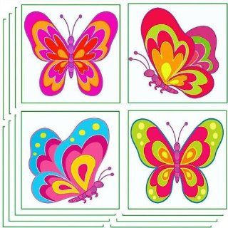 Playwrite Childrens Temporary Tattoos Butterfly Party Bag Fillers x24 Health & Personal Care