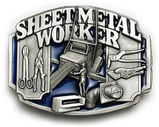 SHEET METAL WORKER Belt Buckle Fabrication Tools Union Clothing