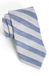 John W. ® Linen & Silk Stripe Tie