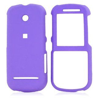 For Motorola VE440 Rubberized Hard Case Purple Cell Phones & Accessories