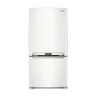 Samsung 18 cu ft Bottom Freezer Refrigerator (White) ENERGY STAR