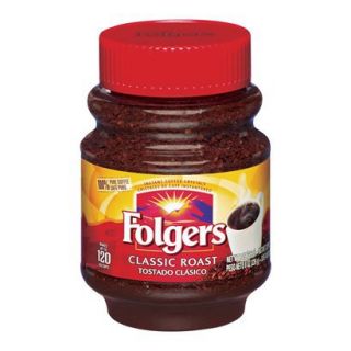 Folgers Classic Roast Instant Coffee Crystals 8 oz.