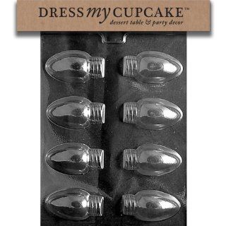 Dress My Cupcake DMCC431 Chocolate Candy Mold, Christmas Lights, Christmas Kitchen & Dining