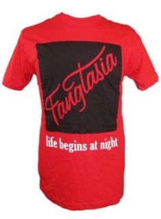 True Blood Fangtasia Mens Red T Shirt (X Large) Clothing