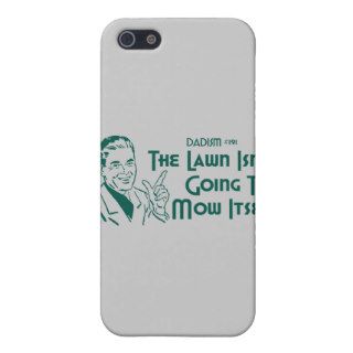 Dadism #191   The Lawn Isn't Going To Mow Itself iPhone 5 Cases