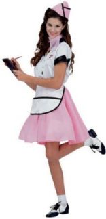 50s Diner Waitress Costume   Standard Adult Sized Costumes Clothing