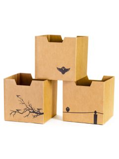 Cardboard Storage Bins by Sprout
