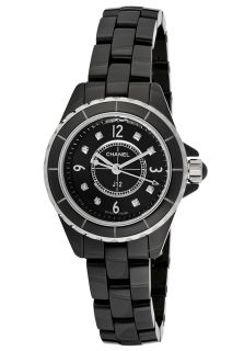 Chanel H2569 SD  Watches,Womens J12 Black Diamond Black Dial Black Ceramic, Luxury Chanel Quartz Watches