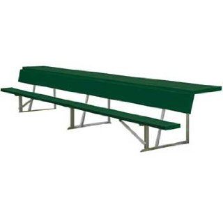 7.5' Player Bench With Backrest And Shelf With Color  Health And Personal Care  Sports & Outdoors