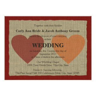 Country Sweethearts Wedding Invitation