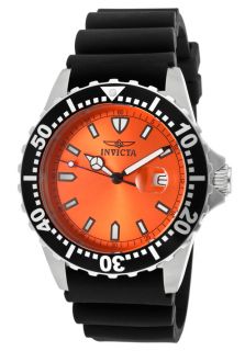 Invicta 10916  Watches,Mens Pro Diver Orange Dial Black Polyurethane, Casual Invicta Quartz Watches