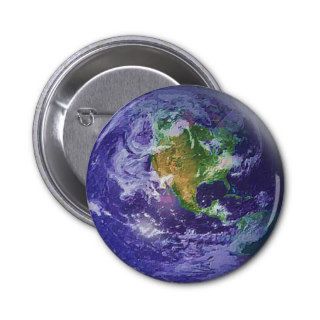 3D Globe Earth Day Button
