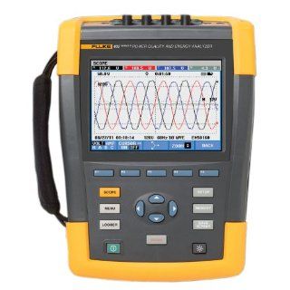 Fluke 435 II/BASIC Power Quality and Energy Analyzer, +/  0.1% Accuracy, 0.01V Resolution Industrial Power Meters