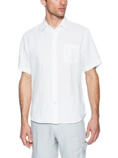 Solid Short Sleeve Sportshirt by Aqua by Toscano