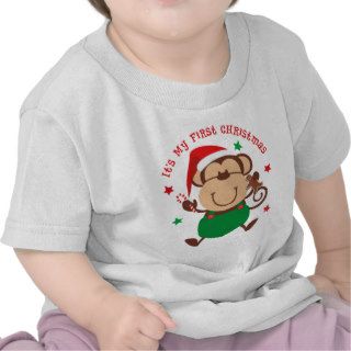 Monkey Boy 1st Christmas T shirt