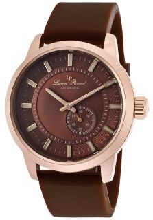 Lucien Piccard 12550 RG 04 BR  Watches,Mens 90th Anniversary Automatic Brown Dial Brown Silicone, Casual Lucien Piccard Automatic Watches