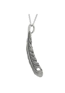 Adi Designs SN 2551  Jewelry,Sterling Silver Feather Necklace, Fine Jewelry Adi Designs Necklaces Jewelry