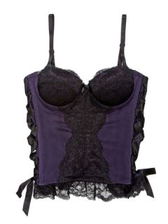 Mesh Lace Strapless Push Up Corset With Detachable Straps by Blush Lingerie