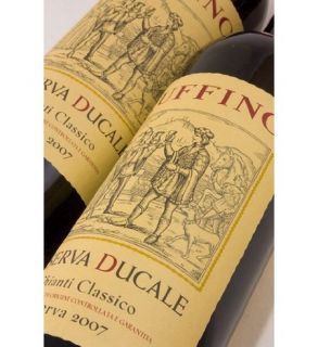 Ruffino Chianti Classico Riserva Ducale Tan Label 2008 Wine