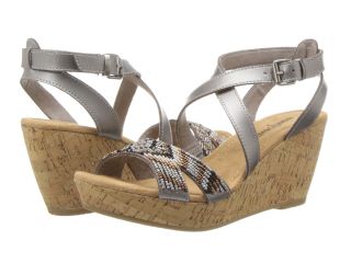 Minnetonka Zoey Pewter Leather/Metallic Multi