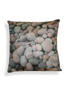 Photo Real Pebbles Pillow by THRO by Marlo Lorenz