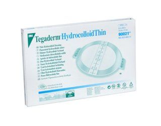 3M Tegaderm Hydrocolloid Thin Dressing 90021, 10 Pads (Pack of 10) Health & Personal Care