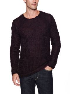 Cable Knit Wool Sweater by John Varvatos Star USA
