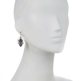 Sajen Silver by Marianna and Richard Jacobs "Goddess" Hematite and White Topaz