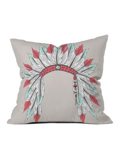 Wesley Bird Dressy Throw Pillow by DENY Designs