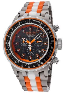 Invicta 12780  Watches,Mens Subaqua/Reserve Grey Titanium, White Ceramic & Orange Plastic, Chronograph Invicta Quartz Watches