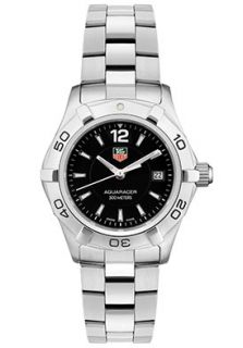 Tag Heuer WAF1410.BA0812  Watches,Womens  Aquaracer Stainless Steel Black Dial, Luxury Tag Heuer Quartz Watches
