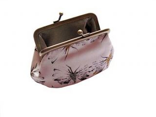 butterfly metal clasp purse by bleuet textiles