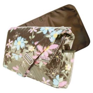 Trend Lab Messenger Diaper Bag   Blossoms