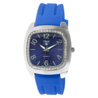 Womens Trax Malibu Crystal Blue Dial 40mm Watch