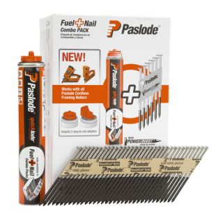 Paslode Fuel+Nail Combo Pack 3 1/4 in x .131 Small Brite