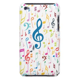 Colorful Music Notes iPod Touch Cases