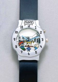 Rugrats Angelica, Tommy & Chuckie E.L. Watch w/Silver Case —
