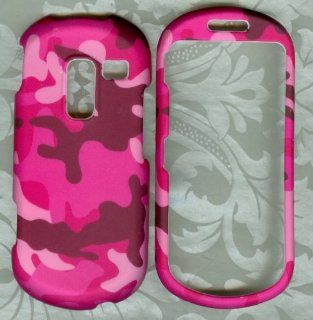 Pink Camo Mossy Oak Rubberized Samsung R455c Sch r455c Protector Phone Cover Cell Phones & Accessories