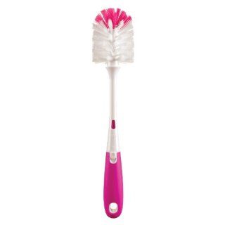 OXO Tot Bottle Brush with Nipple Cleaner, Pink  Baby Bottle Cleaning Brushes  Baby