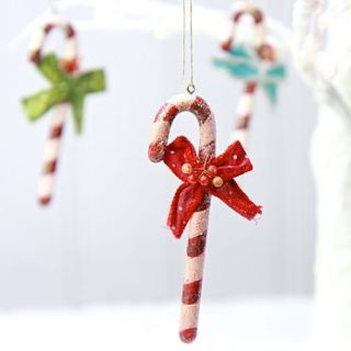 candy cane decoration by lisa angel homeware and gifts