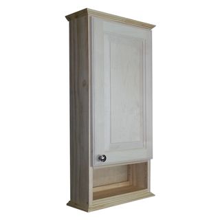 Ashley Series 30 inch Unfinished On the Wall Cabinet WG Wood Products Bath Cabinets & Storage
