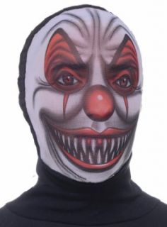 Scary Clown Hooded Mask Clothing