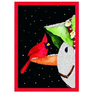 Boxed Christmas Cards   GLITTER CARDINAL   14 Pack Health & Personal Care