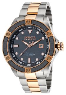 Invicta 10614  Watches,Mens Pro Diver Automatic Dark Grey Dial Two Tone Stainless Steel, Casual Invicta Automatic Watches
